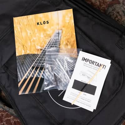 KLOS Carbon Timber Grand Cutaway Mini DAE Acoustic/Electric Guitar - Side Soundport - LR Baggs Anthem with Gig Bag image 13