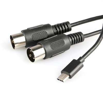 DOREMiDi MIDI To USB C Type C Cable USB MIDI Converter With Indicator Light For MacBook Android image 4
