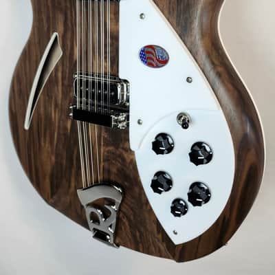 Rickenbacker 360/12 Walnut 12-String Hollowbody Guitar, Maple FB, Stereo, HSC image 7