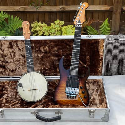 Manson One off miniature (2/3rd scale) custom build circa 1985 - Bookmatched maple image 5