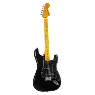 Squier Classic Vibe '70s Stratocaster HSS MN (Black) - Electric Guitar image 1