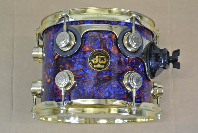 💥 DW USA 10" RACK TOM in BLUE NEBULA for YOUR DRUM SET or PROJECT! 💥 RM131 image 1