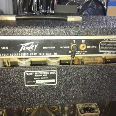 Peavey Classic 100 Series 50-Watt 2x12" Guitar Combo 1976 Fully Serviced image 4