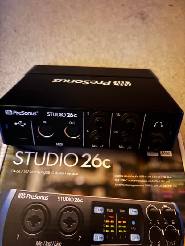 PreSonus Studio 26C 2x4 USB-C Audio / MIDI Interface