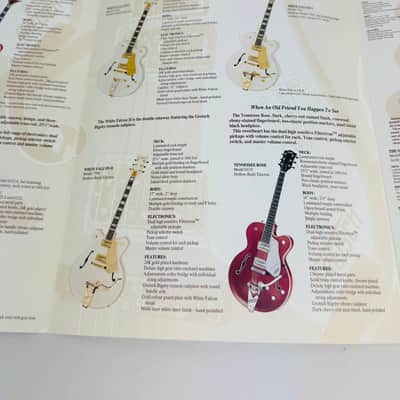 Gretsch Foldout Catalog & Price List Set 1993 image 4