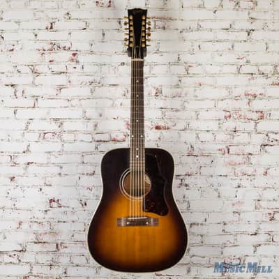 1991 Gibson B45-12 12-String Acoustic Guitar Vintage Sunburst image 2