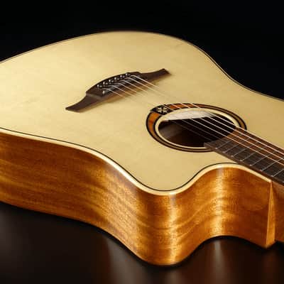 LAG T88DCE Tramontane Dreadnought Cutaway Acoustic Electric Guitar image 7