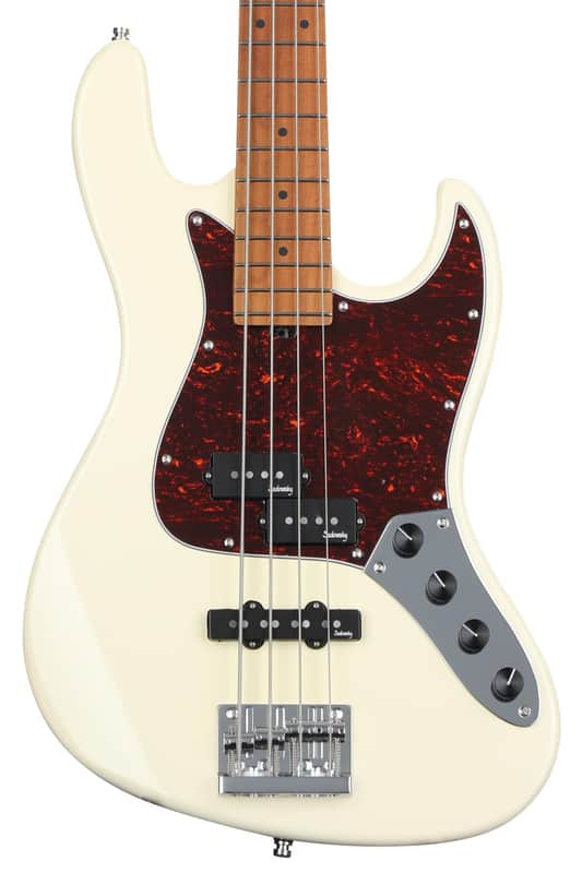 Sadowsky MetroExpress 21-fret Hybrid PJ 4-string Bass - Olympic White image 1
