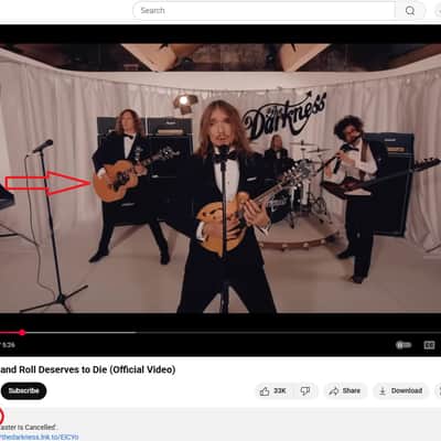 Gibson SJ-200 Artist Owned by THE DARKNESS Studio & Stage Played! Albums & Music Videos since Permission To Land! Custom Fishman Pickup SJ200 Dan & Justin Hawkins Acoustic Guitar image 3