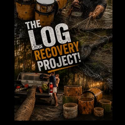 Outlaw Drums Log Recovery Signature Series 2027. - Clear or stain image 2