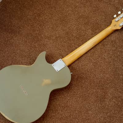 Warmoth Tele Paul Hybrid Worn Aged Relic Olive Drab Tex Mex Telecaster LP Hybrid Partscaster image 12