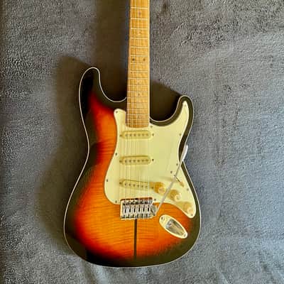 Dillion USA Custom Strat  Flame burst image 9