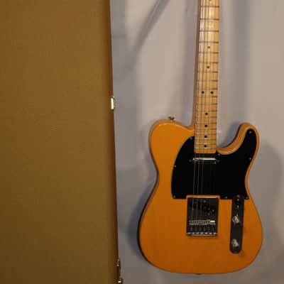 Fender FSR Standard Telecaster Ash Butterscotch Blonde with tweed case used 2011 MIM image 1