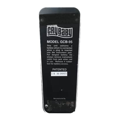 Dunlop GCB95 Cry Baby Standard Wah Owned by Brian Setzer image 6