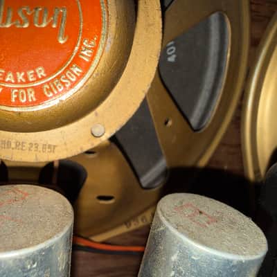 Gibson GA-90P Vintage Tube Combo Amp + Custom Flight Case image 14