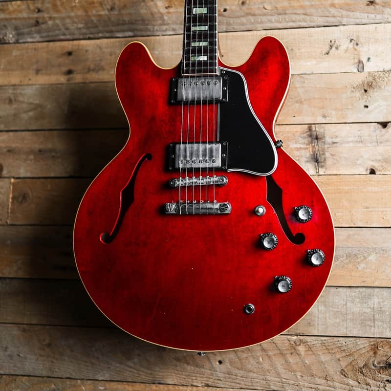 2022 Gibson Murphy Lab 1964 ES-335 Ultra Light Aged In Cherry image 1