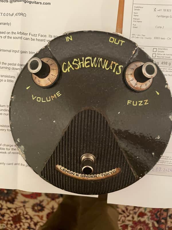 Lemon & Ginger CASHEW NUTS GE FUZZ FACE 2023 2023 - black | Reverb