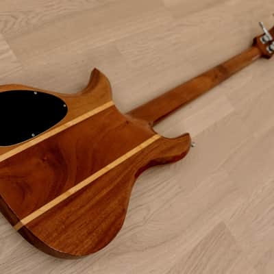 1980 B.C. Rich Eagle Bass, Koa Neck Through Vintage USA-Made Bass w/ Case image 13