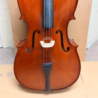 Yamaha VC3 4/4 Cello Outfit 2014 - Natural Poly Varnish (w/ Gig Bag & Bow) image 7