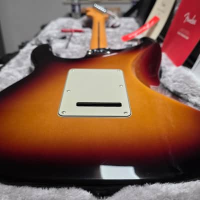 Fender American Ultra Stratocaster BRAND NEW 75th ANNIVERSARY 2021 Model! 3-Tone Sunburst USA Strat Electric Guitar image 14