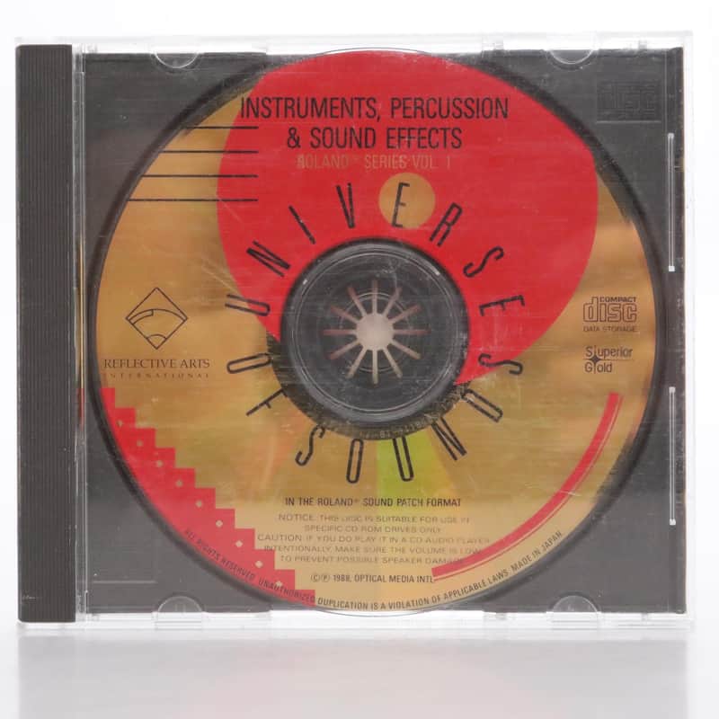 Universe of Sounds Roland Sound Patch Series Vol.1 CD ROM Disk for