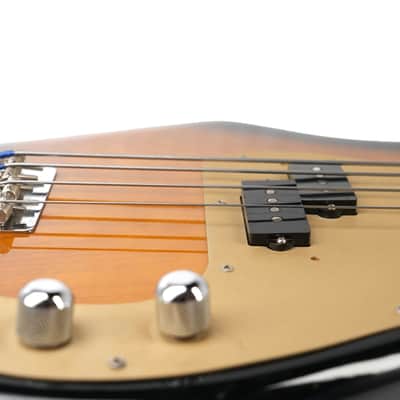 1982 Fender Japan Precision Bass '57 Reissue (PB57) - Two-Tone Sunburst - Gold Anodized Pickguard - Documented Studio Use by Max Martin & Marino Stoess image 24
