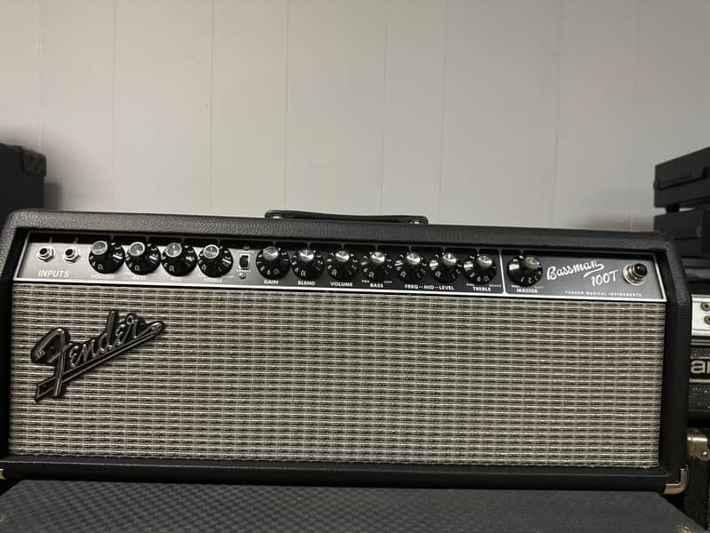 Fender Bassman 100T 100-Watt Bass Amp Head 2010s - Black image 1