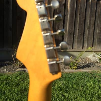 Fender  '57 Reissue Stratocaster foto flame  Blue Burst Made In Japan image 11