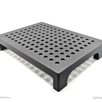 Triple Mid Pedal Riser for Temple Audio Templeboards – No Hook & Loop – Works with BoardMods Plates & Temple QRP