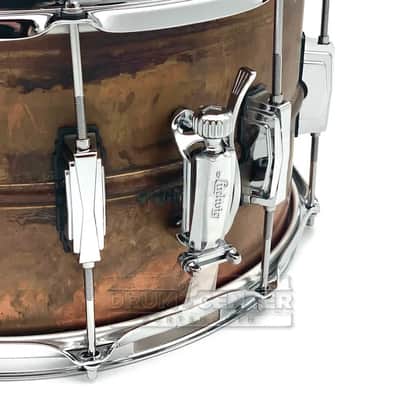 Ludwig LC608R Copper Phonic Snare Drum 14x8 Raw image 2
