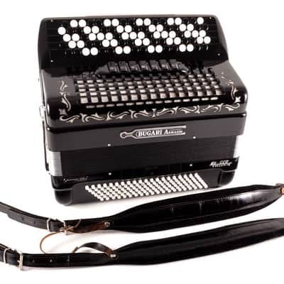 TOP Quality Chromatic Button Accordion Bugari Armando Super Cassotto Extra Banger Exclusive-120 bass image 3