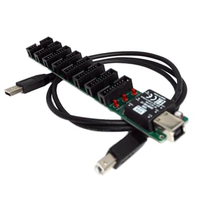 USB Power Eurorack busboard with shrouded headers image 1