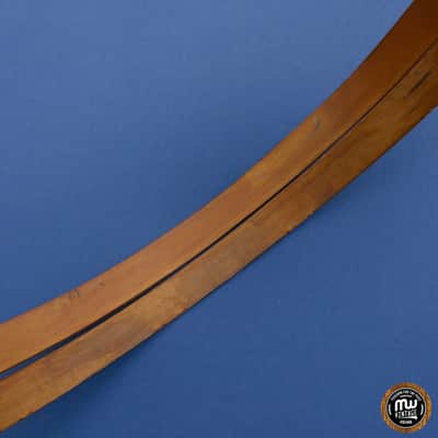 Ludwig 1-Ply Solid Maple Bassdrum Hoops 24" Walnut Cortex image 7