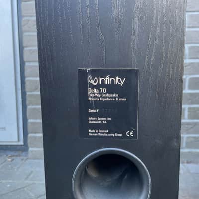 Infinity - Delta 70 - 4-Way Floorstanding Speakers - Bi-Wired - Serviced (refoamed) - PICK UP ONLY! image 8