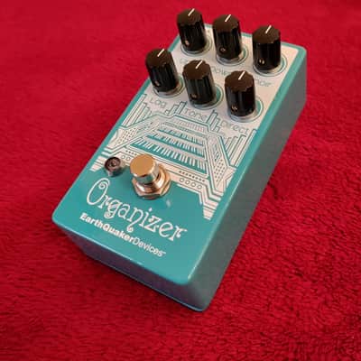 EarthQuaker Devices Organizer Polyphonic Organ Emulator V2 2017 - Present Teal / White Print image 3