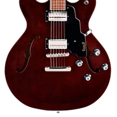 Guild Guitars Starfire I DC - Semi-Hollow Body Electric Guitar - Double-Cut - Vintage Walnut image 1