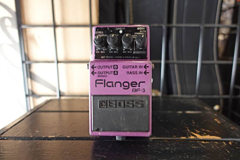 Boss BF-3 Flanger (Dark Gray Label) 2002 - Present - Purple image 1