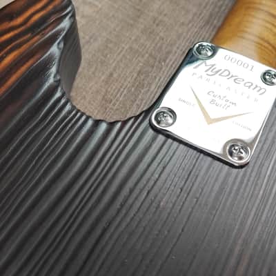 MyDream Partcaster Custom Built - Torch-burned Pinecaster Hepcat 55 image 14