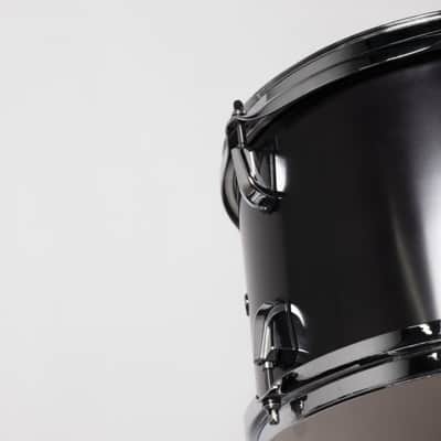 British Drum Company Enigma 3pc Club Drum Set Satin Black. New with Full Warranty! image 16
