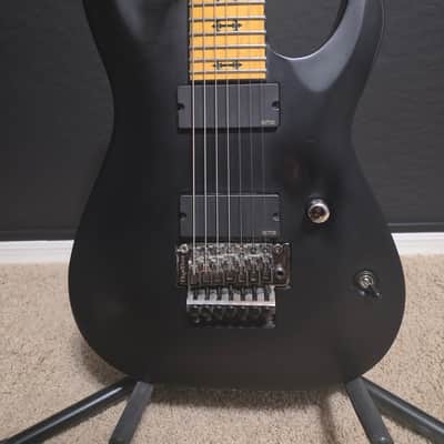 Schecter Jeff Loomis Signature Loomis-7 FR with EMG Pickups 2011 - 2015 - Satin Black image 2