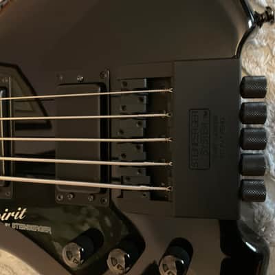Steinberger Spirit XZ-25 (Left Handed) Headless - Black Gloss image 5