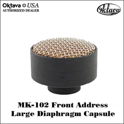 Oktava MK-102 - Large Diaphragm Front Address Capsule - 2026 - Black - Brand New image 1