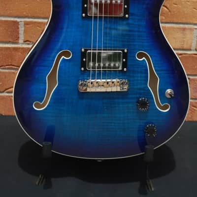 PRS SE Hollowbody II-Faded Blue Burst image 2