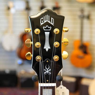 Guild Polara Kim Thayil Signature Electric Guitar Vintage White image 7