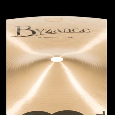 Meinl B14MH 14" Byzance Traditional Medium Hi Hat Pair image 5