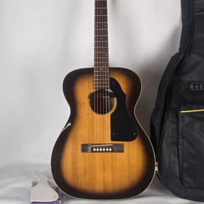 Silvertone Harmony 621 1965 - X-brace Conversion, Neck Reset, Bone Nut & Saddle, Seymour Duncan Maverick Soundhole Pickup image 1