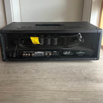 Peavey 5150 "Block Letter" 2-Channel 120-Watt Guitar Amp Head 1992 - 1993 - Black image 2