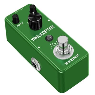 Rowin TRELICOPTER Optical Tremolo Huge Range of speeds and depths True Bypass LEF327, FREE PICKS + HOLDER+ FREE SHIP USA image 3