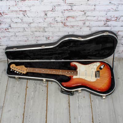 Fender 2008 American Standard Stratocaster Electric Guitar Sienna Sunburst w/OHSC USED image 13