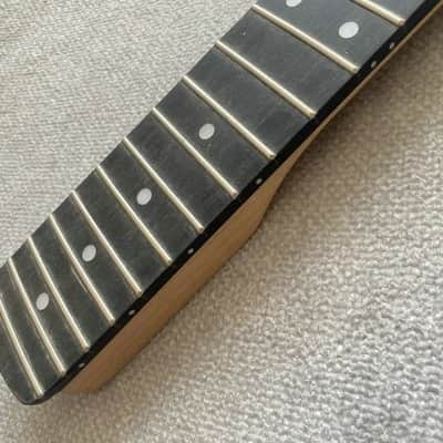 Left Hand Strat Style Guitar Maple Wood Neck, Rosewood Fingerboard 22 Frets image 5